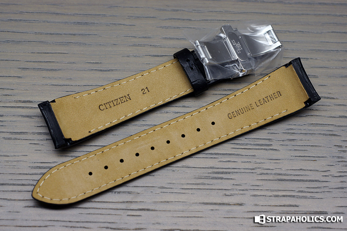 Citizen crocodile watch strap sale